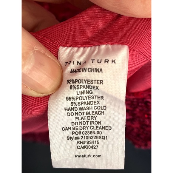 NWT Trina Turk Over The Moon sequin minidress, size XL - Picture 7 of 8